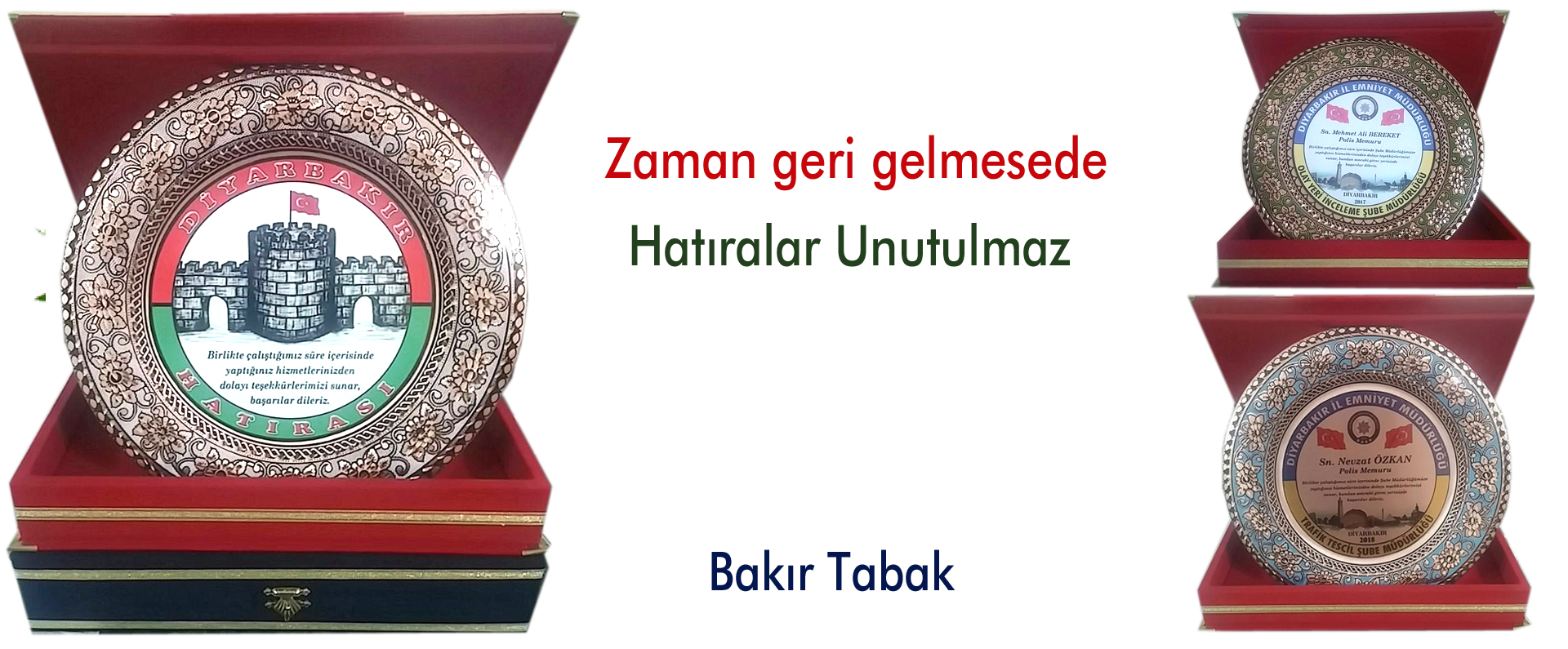 Bakır Tabak Plaket